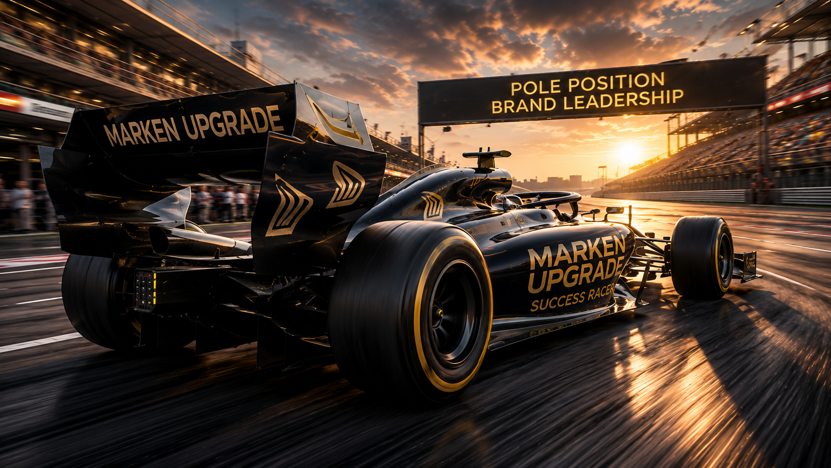 MARKEN UPGRADE Success Racer Formel 1 Bolide – Pole Position Brand Leadership